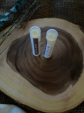 Load image into Gallery viewer, Cocoa-Mint Lip Balm | Cocoa Butter + Tallow + Beeswax + Peppermint + Chamomile | Natural Lip Moisturizer