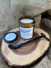 Load image into Gallery viewer, Witches Brew Candle | Fall Collection | Natural Soy Wax Candle | Patchouli Cinnamon Amber Balsam Cedarwood