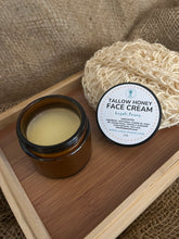 Load image into Gallery viewer, Unscented Tallow &amp; Manuka Honey Face Cream | For Sensitive or Mature Skin | Tallow for Face