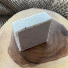 Load image into Gallery viewer, Gardener or Farmer or Welder Soap | Natural Lard Soap Bar | Pumice &amp; Colloidal Oatmeal | Mint + Eucalyptus + Tea Tree + Lavender