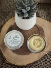 Load image into Gallery viewer, Solid Tallow Lotion Bar |  Lemon Meringue | Vanilla Lemon Cedarwood