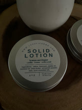 Load image into Gallery viewer, Solid Tallow Lotion Bar |  Lemon Meringue | Vanilla Lemon Cedarwood