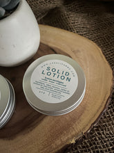 Load image into Gallery viewer, Solid Tallow Lotion Bar |  Lemon Meringue | Vanilla Lemon Cedarwood