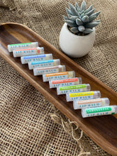 Load image into Gallery viewer, Vanilla &amp; Mint Lip Balm  | Shea Butter + Tallow + Beeswax | Natural Lip Moisturizer