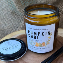 Load image into Gallery viewer, Pumpkin Chai Candle | Fall Collection | Natural Soy Wax Candle | Pumpkin Cinnamon Spice Vanilla