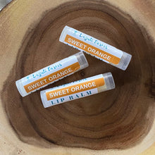 Load image into Gallery viewer, Sweet Orange Lip Balm  | Shea Butter + Tallow + Beeswax | Natural Lip Moisturizer