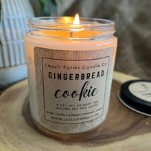Load image into Gallery viewer, Gingerbread Cookie Candle | Natural Soy Wax Candle | Winter Collection | Ginger Cinnamon Vanilla Molasses Custard